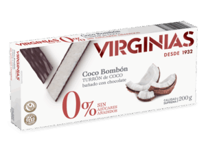Turrón Coco Bombón 0% Azúcares Añadidos Virginias