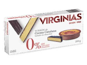 Turrón de Crema Catalana 0% Azúcares Añadidos Virginias