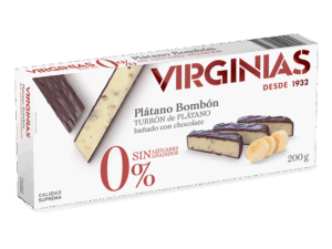 Turrón de Plátano 0% Azúcares Añadidos Virginias
