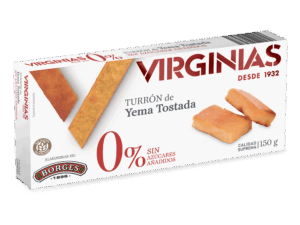 Turrón de Yema 0% Azúcares Añadidos Virginias